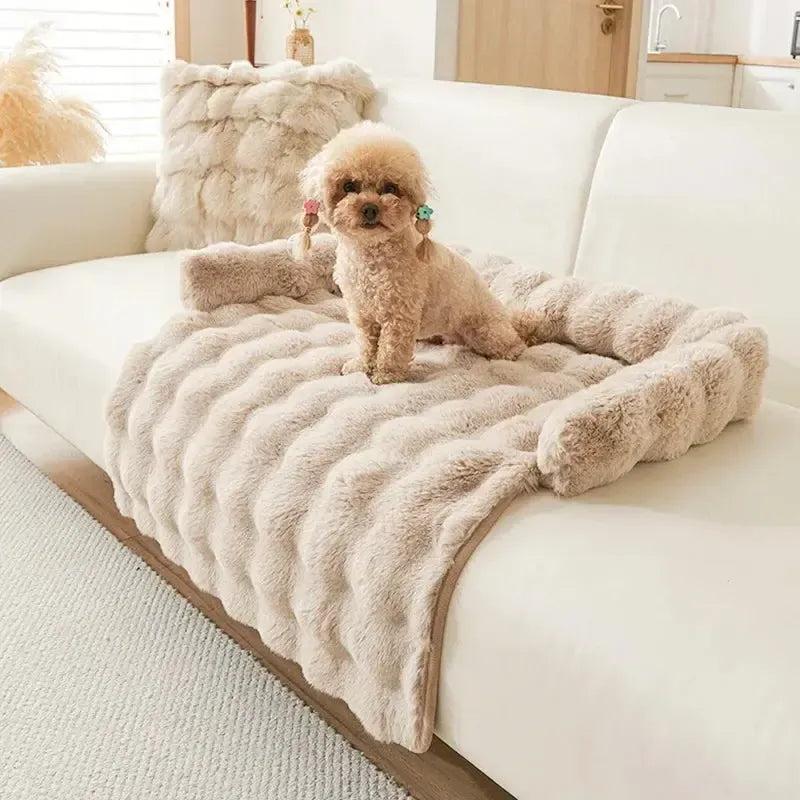 Washable Dog Couch Bed | Waterproof Cover & Anti-Slip Base