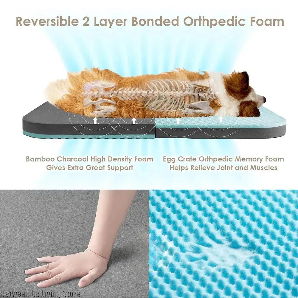 Washable Orthopedic Human Dog Bed For Adults And Big Dogs