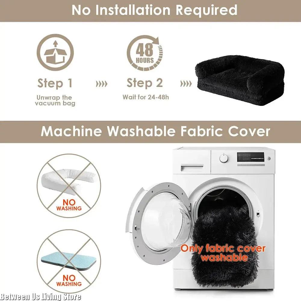 Washable Orthopedic Human Dog Bed For Adults And Big Dogs