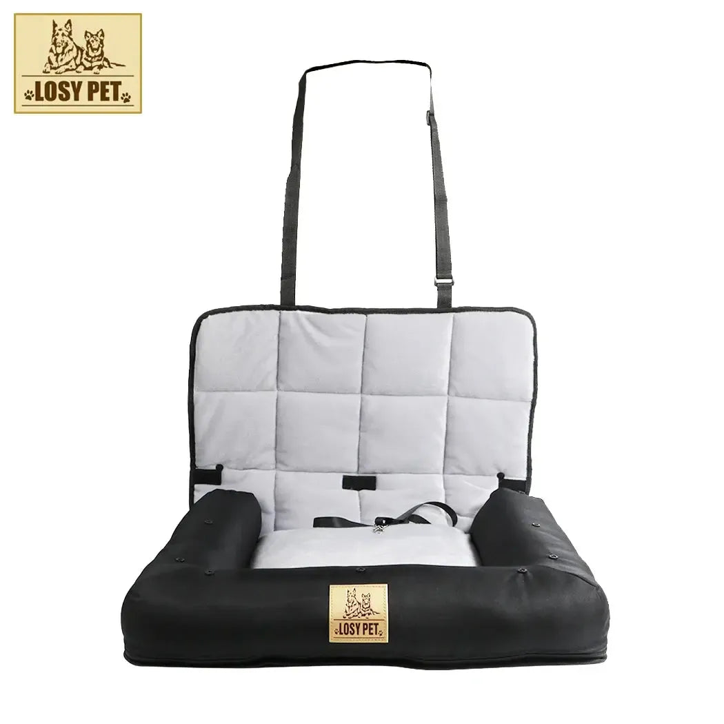 Washable Oxford Dog Car Seat With Safety Belt