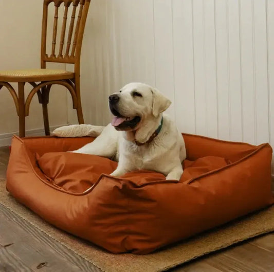 Waterproof Washable Orthopedic Dog Sofa Bed With Bolsters