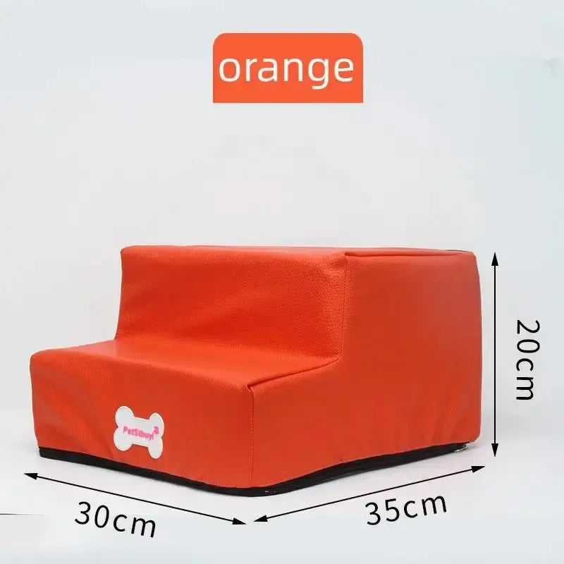 Waterproof dog stairs with non-slip steps