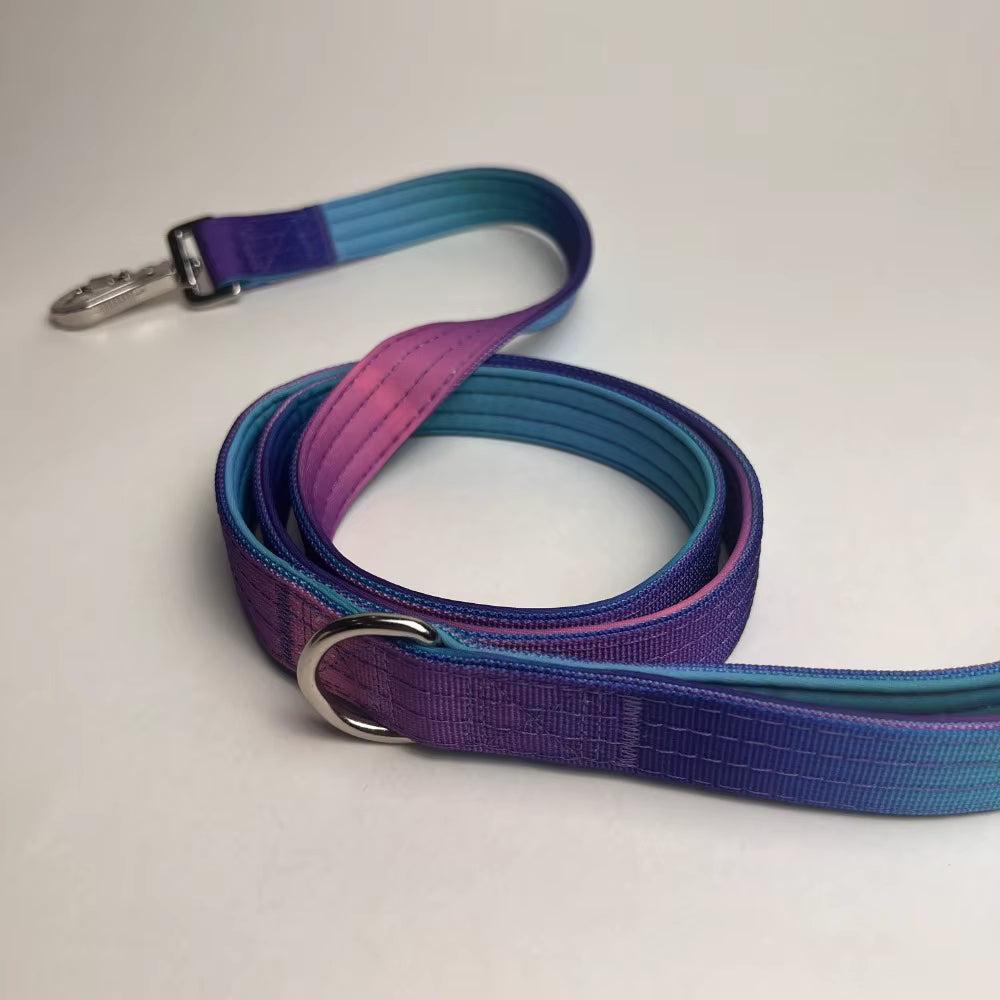 XL Galaxy Tactical Dog Collar and Leash Set | 5cm Wide for Large Dogs