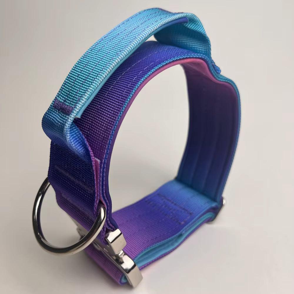 XL Galaxy Tactical Dog Collar and Leash Set | 5cm Wide for Large Dogs