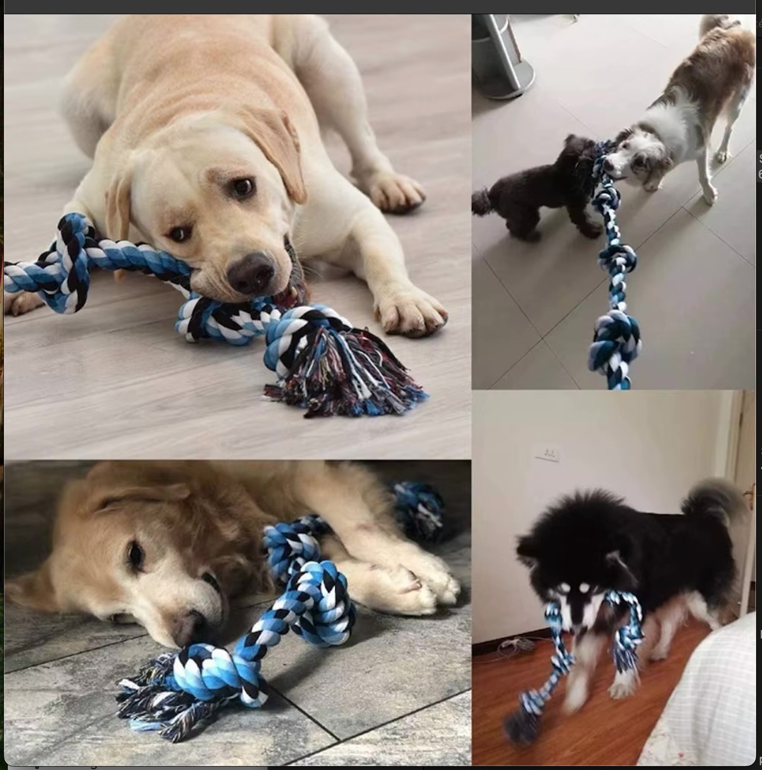 XXL Rope Toy for Giant Dogs – Indestructible Chew & Tug