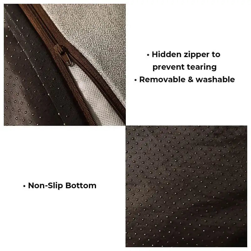 Brown Orthopedic Dog Bed Extra Large | Joint Support & Anti-Slip