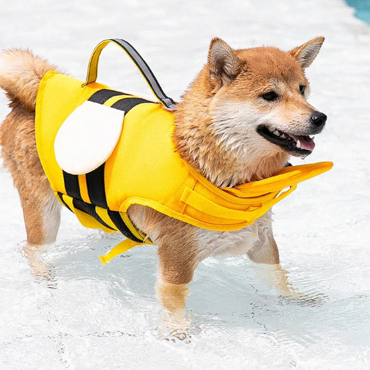 Summer Bee Design Dog Life Jacket