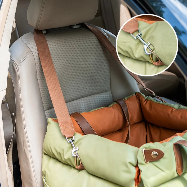 Luxury Dog Car Booster Seat & Bed | Urban Voyager