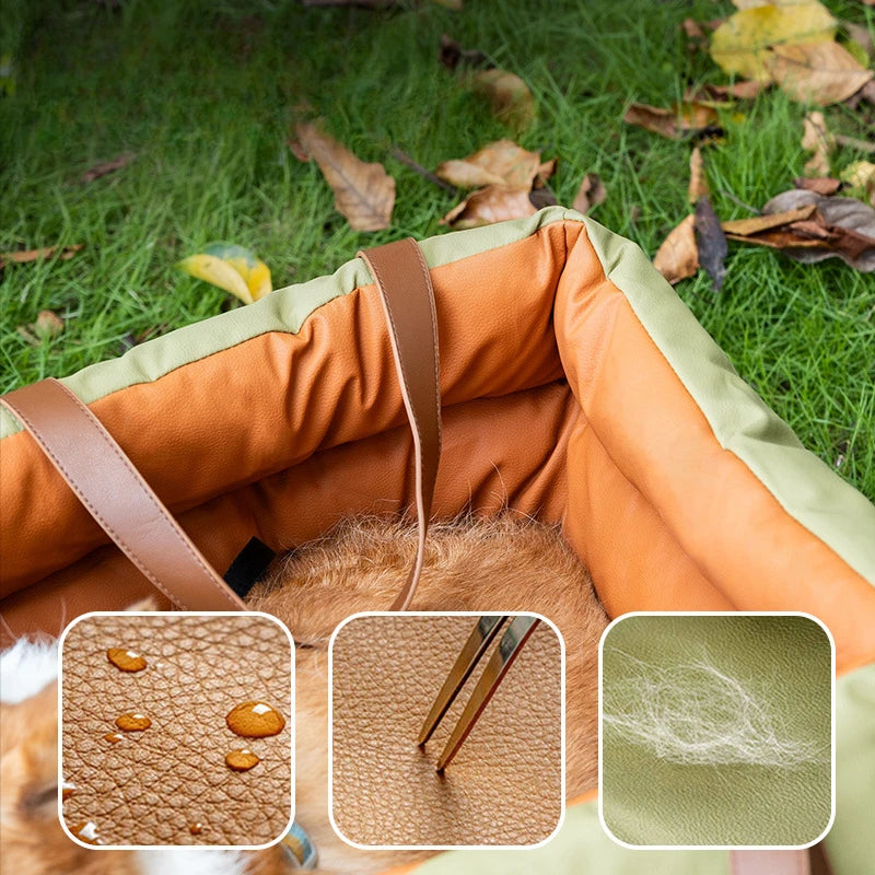 Luxury Dog Car Booster Seat & Bed | Urban Voyager