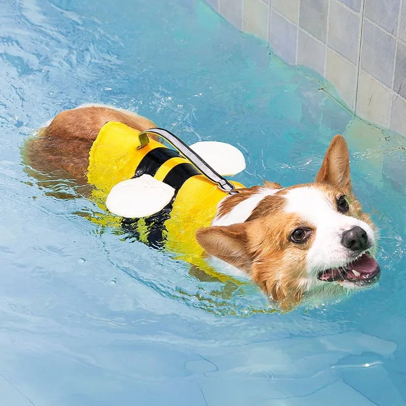 Summer Bee Design Dog Life Jacket