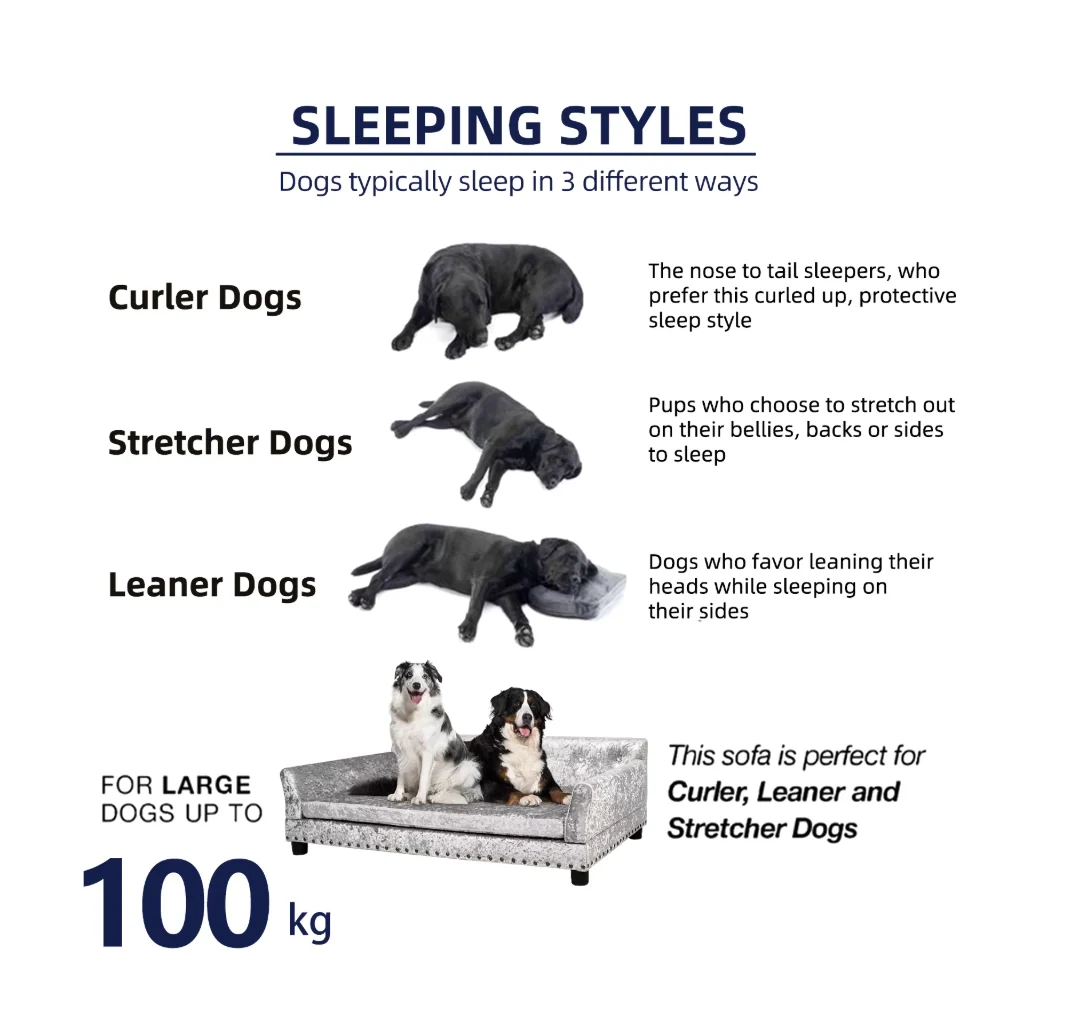 2XL Luxury Orthopedic Dog Sofa Bed | Washable & Waterproof 10