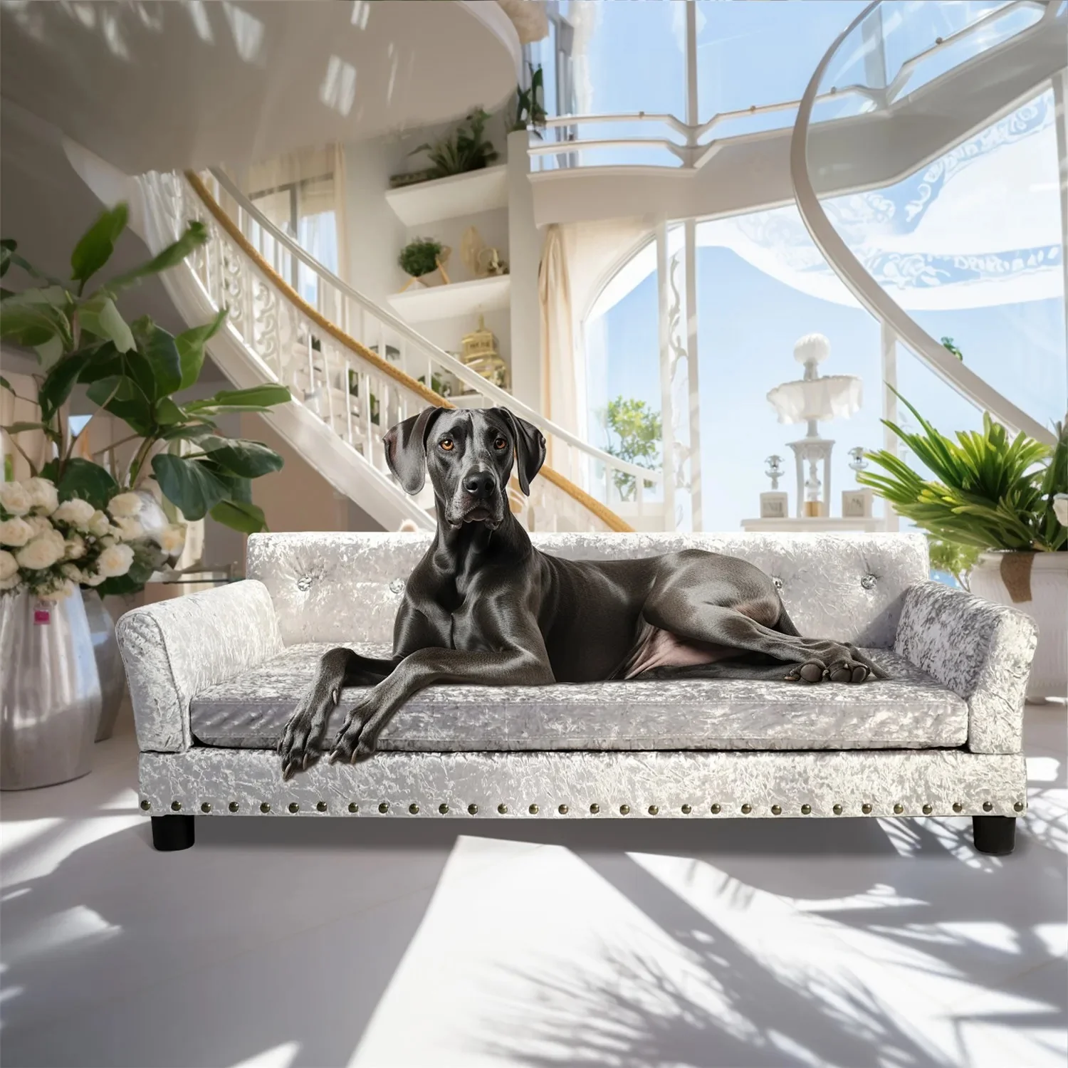 2XL Luxury Orthopedic Dog Sofa Bed | Washable & Waterproof