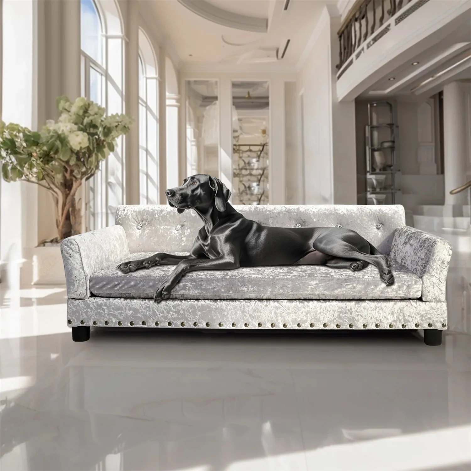 2XL Luxury Orthopedic Dog Sofa Bed | Washable & Waterproof 4