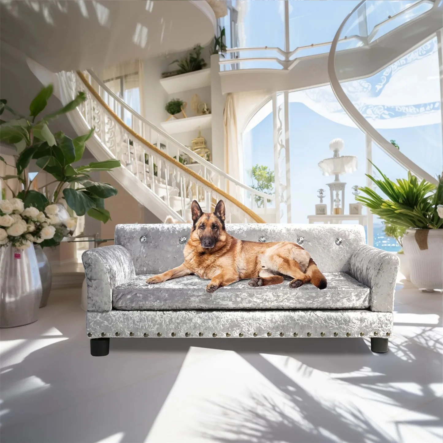 2XL Luxury Orthopedic Dog Sofa Bed | Washable & Waterproof