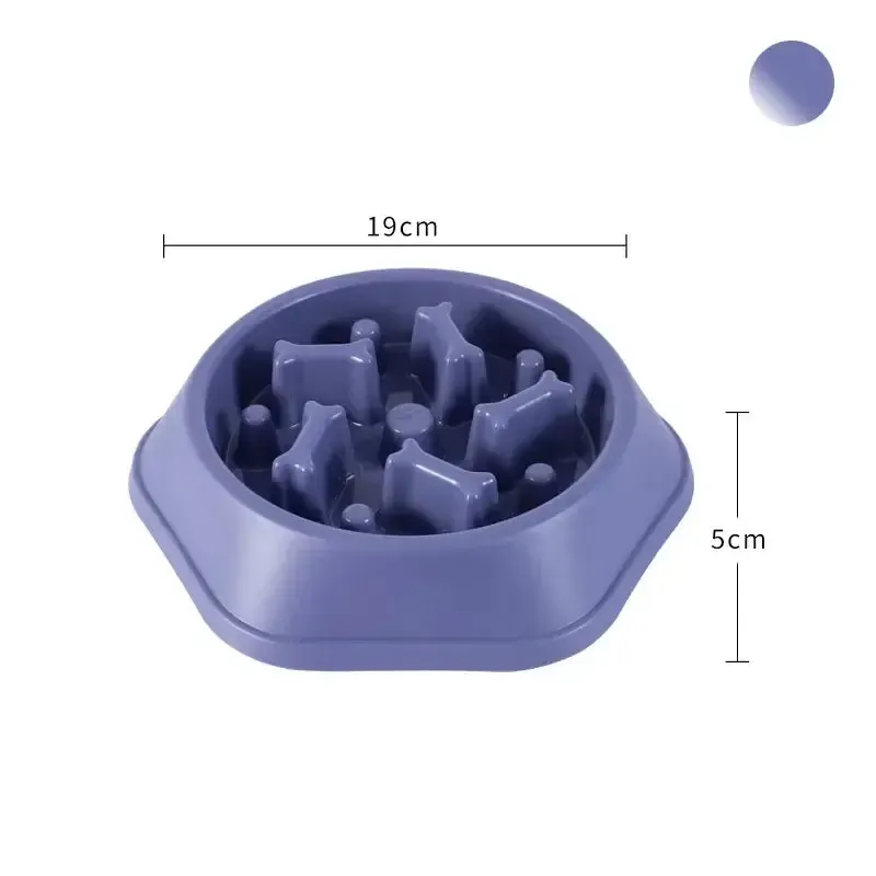 Anti-Gulp Slow Feeder Dog Bowl 10
