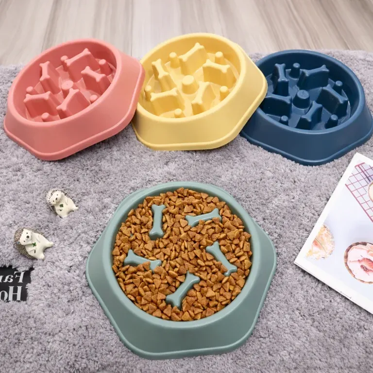 Anti-Gulp Slow Feeder Dog Bowl alternate view