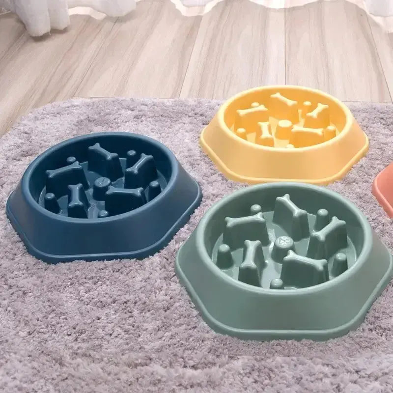 Anti-Gulp Slow Feeder Dog Bowl 3