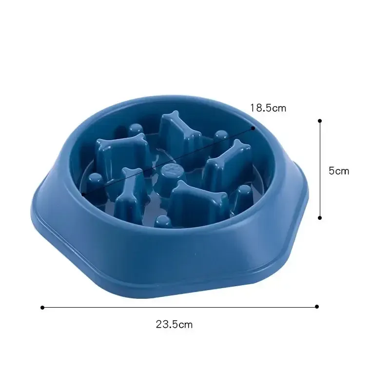Anti-Gulp Slow Feeder Dog Bowl 7