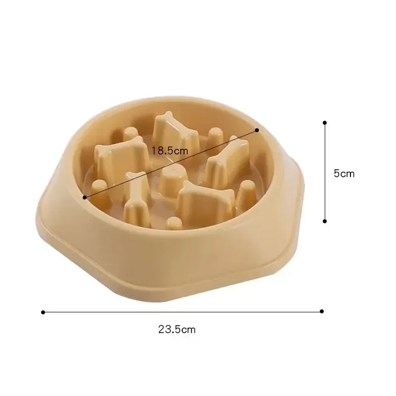Anti-Gulp Slow Feeder Dog Bowl 8