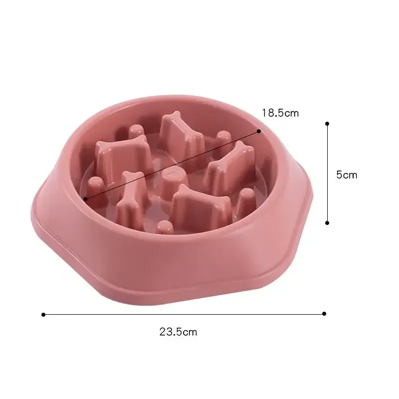 Anti-Gulp Slow Feeder Dog Bowl 9