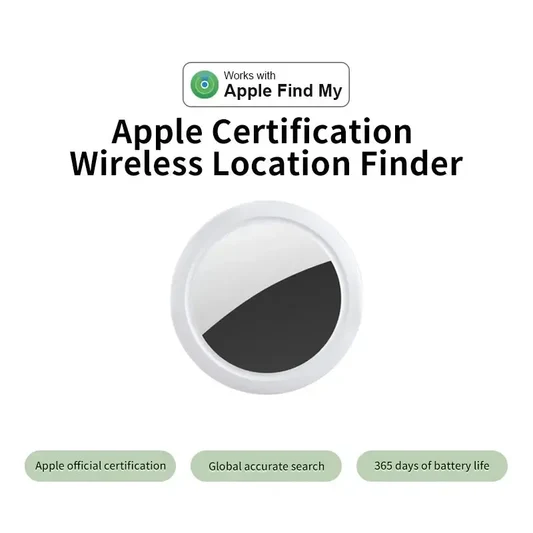 Bluetooth GPS Tracker IPX5 for AirTag Dog Collars iOS