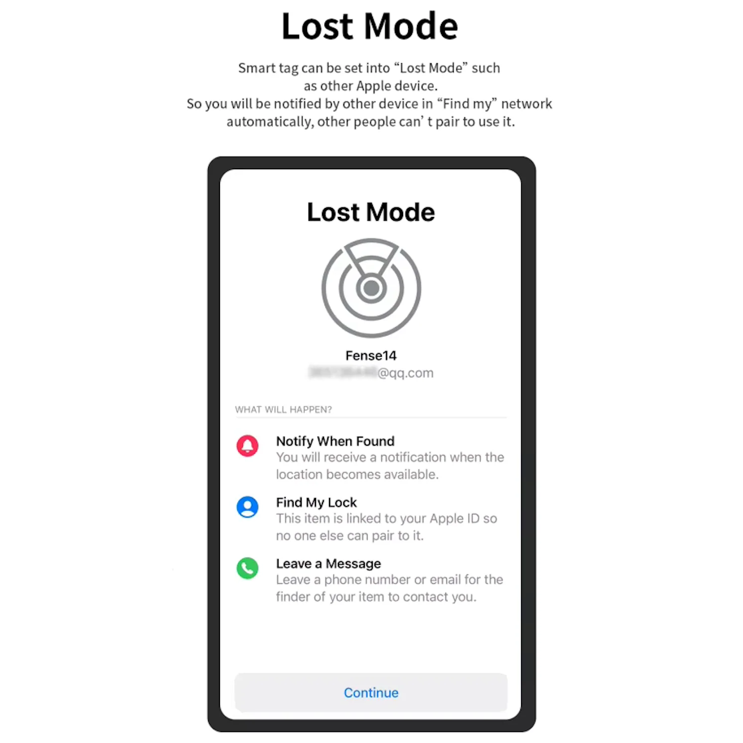Bluetooth GPS Tracker IPX5 for AirTag Dog Collars iOS 6
