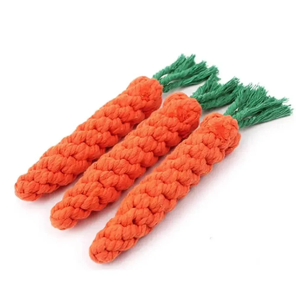 Carrot Rope Chew Toy for Dogs 6