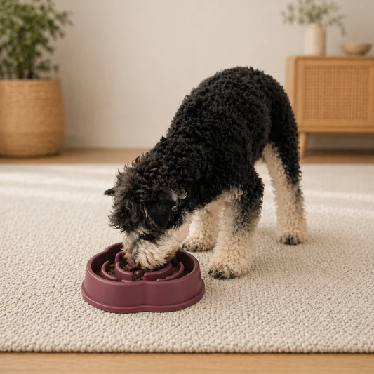 Cloud or Star Shape Slow Feeder Dog Bowl