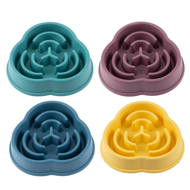 Cloud or Star Shape Slow Feeder Dog Bowl 17