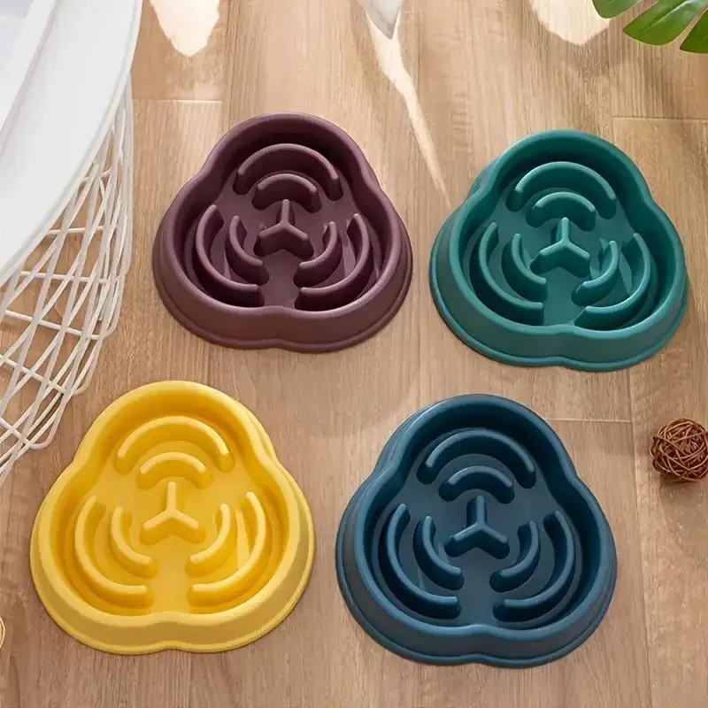 Cloud or Star Shape Slow Feeder Dog Bowl 4