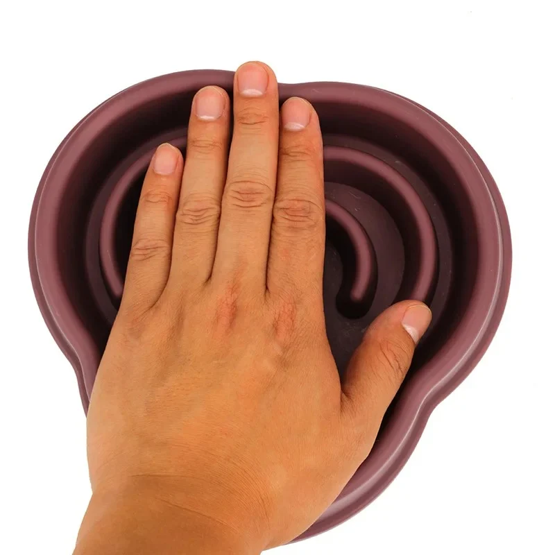 Cloud or Star Shape Slow Feeder Dog Bowl 5
