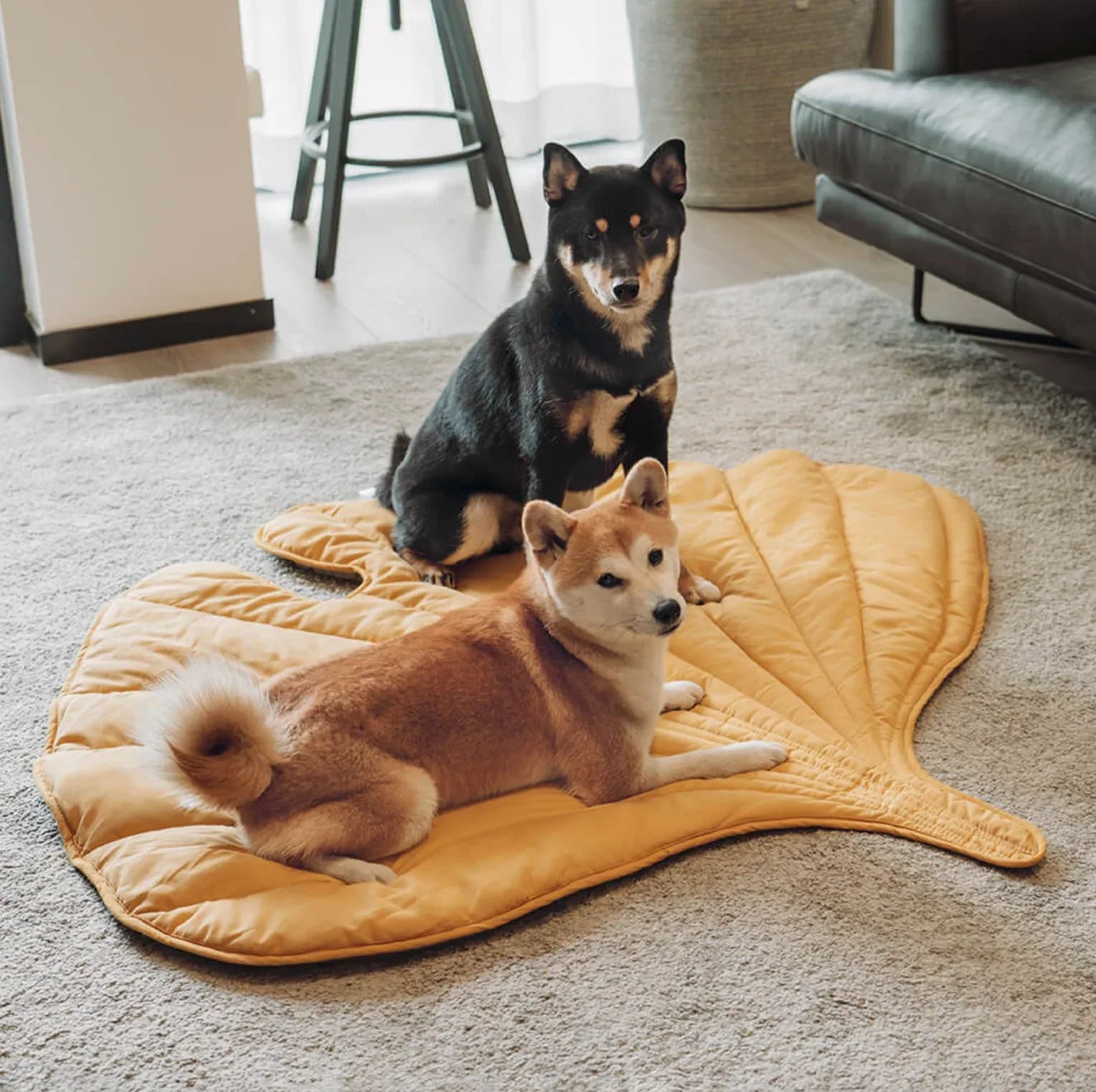 Cooling Leaf Summer Dog Mat