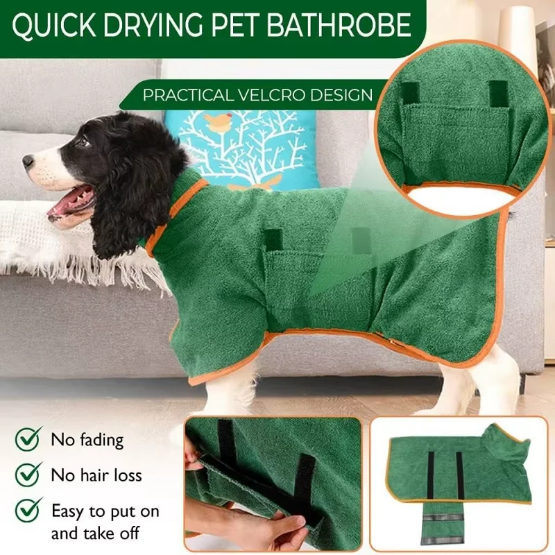 Dog Bathrobe 4