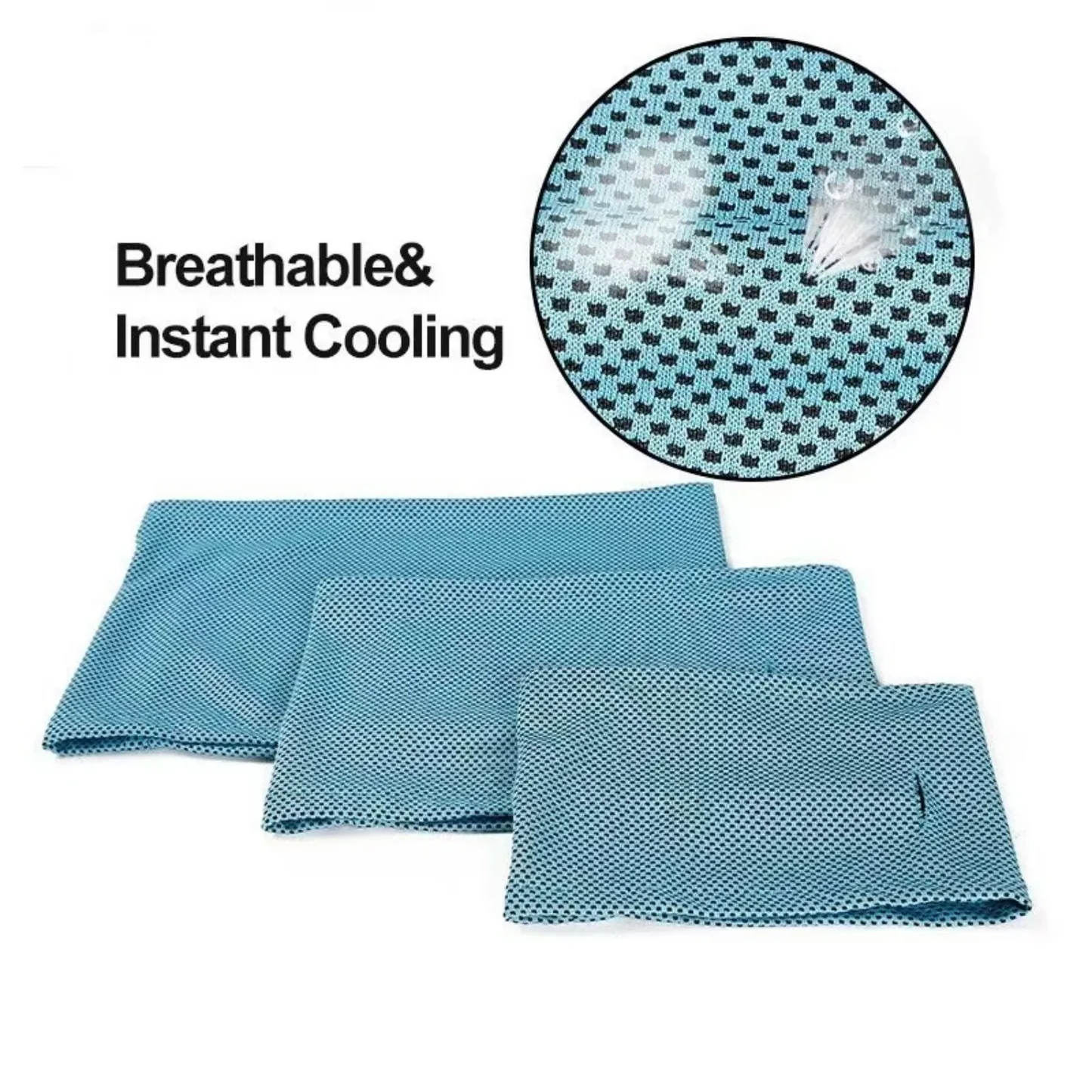 Dog Cooling Bandana with Leash Hole
