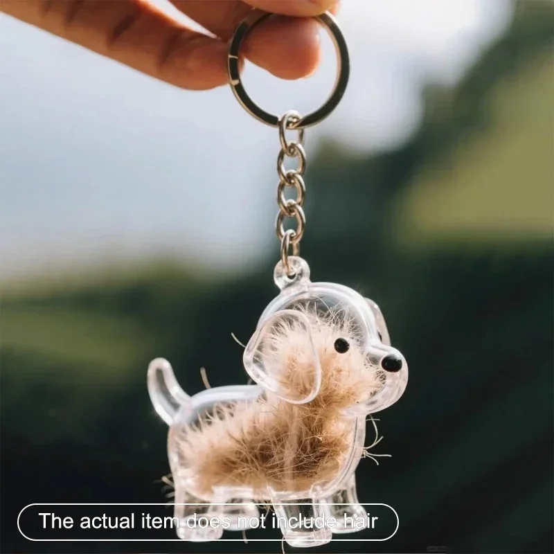 Dog Hair Memory Keychain 5