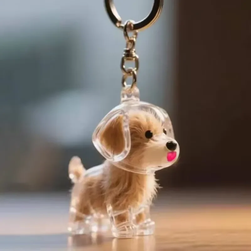 Dog Hair Memory Keychain 8