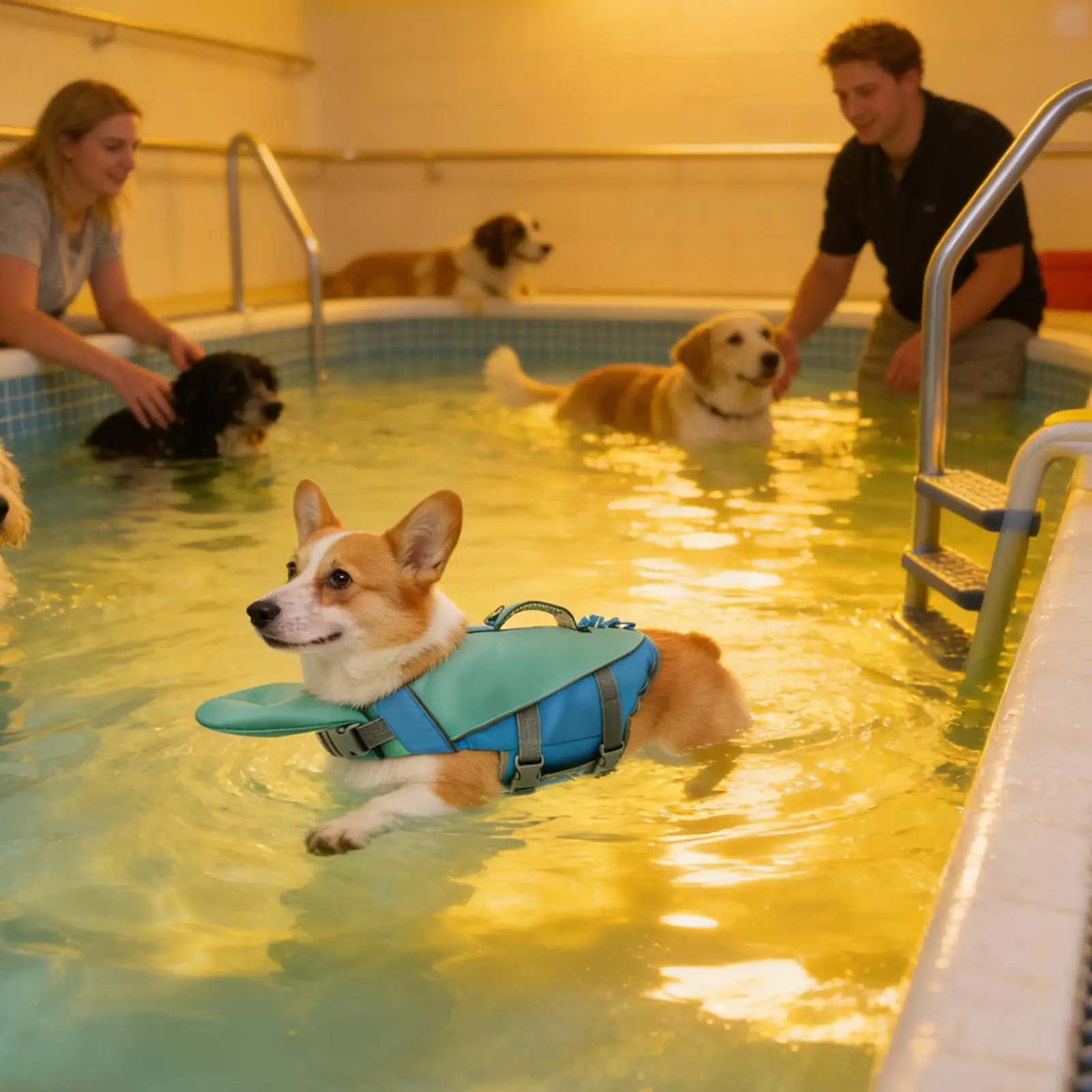 Dog Life Jacket with Handle 4