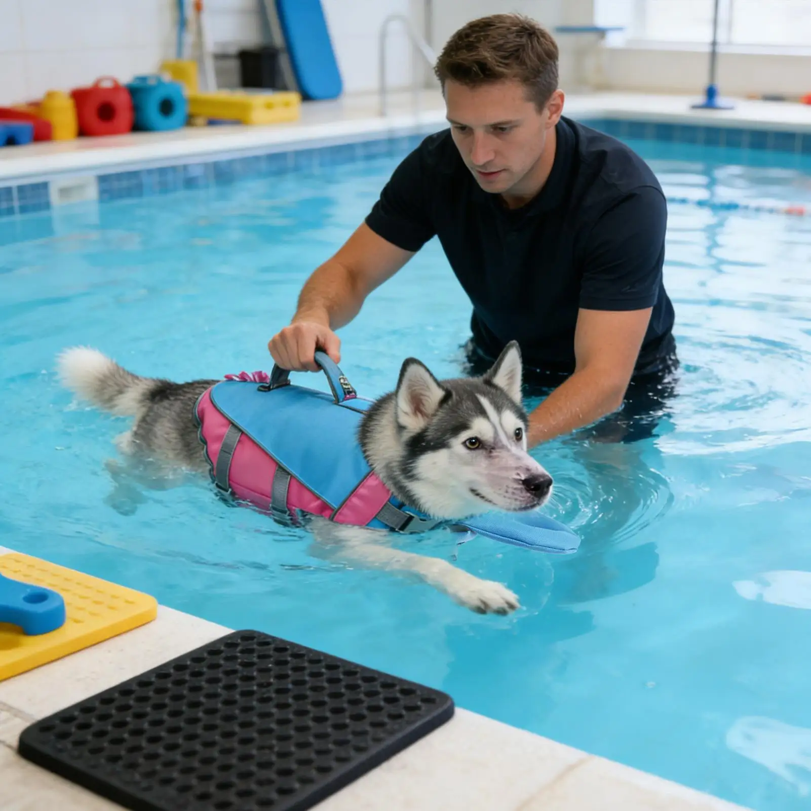 Dog Life Jacket with Handle 5