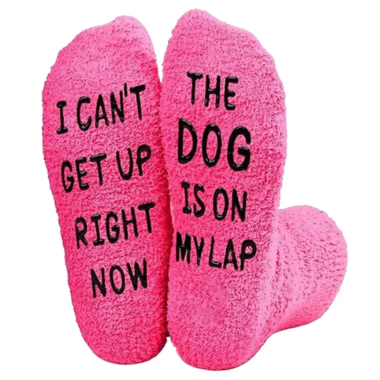 Dog Lover Fluffy Socks alternate view