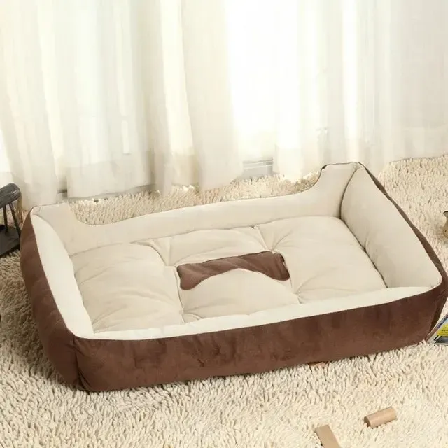 Dog Sofa Bed Cotton Washable with Anti-Slip Base 8