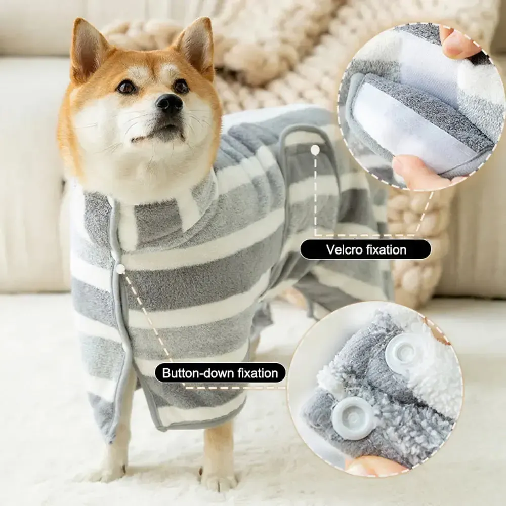 Dog Towel Robe 4