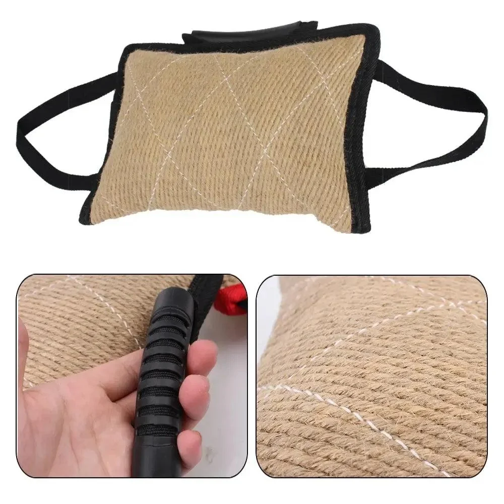 Dog Tug Toy With Dual Rope Handles 2