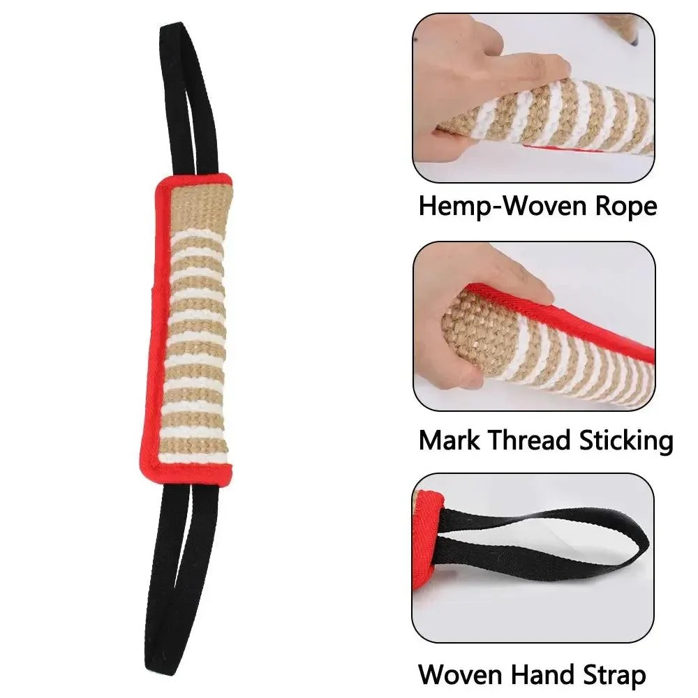 Dog Tug Toy With Dual Rope Handles 3