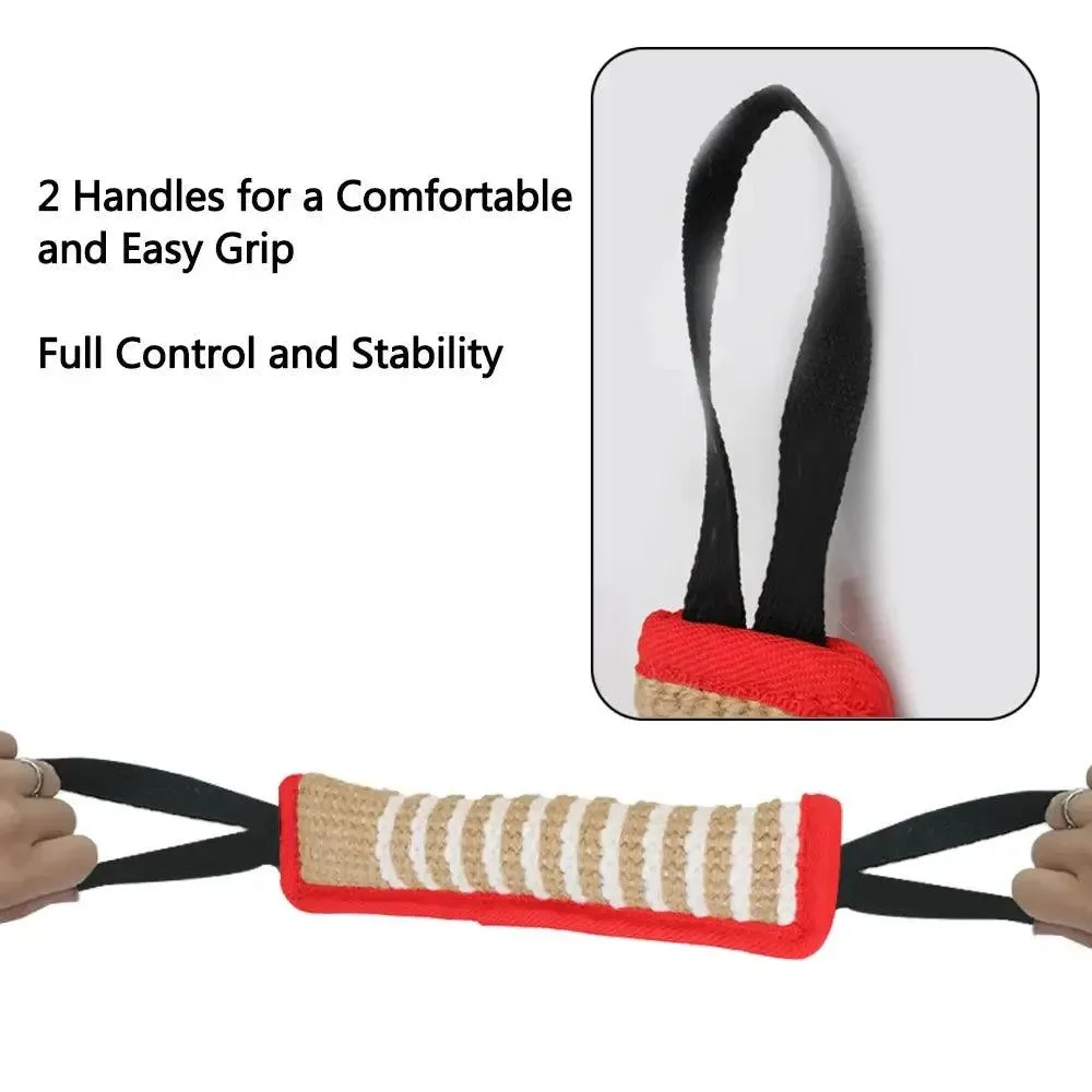 Dog Tug Toy With Dual Rope Handles 4