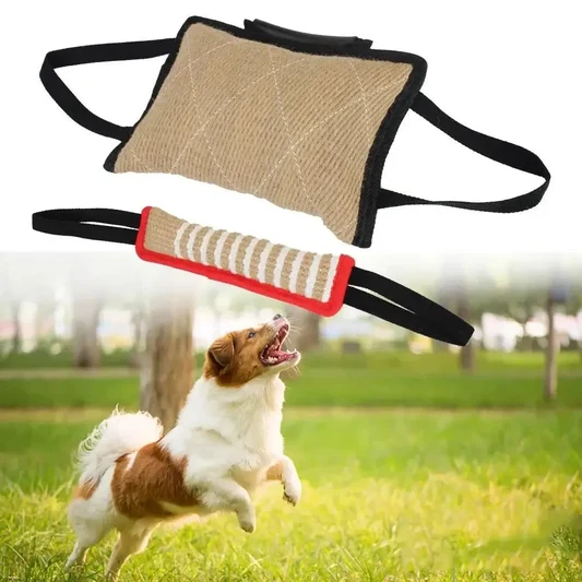 Dog Tug Toy With Dual Rope Handles