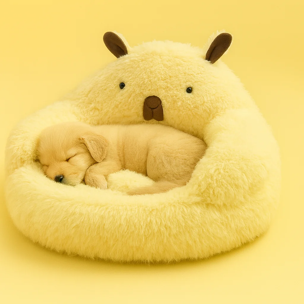 Donut dog bed