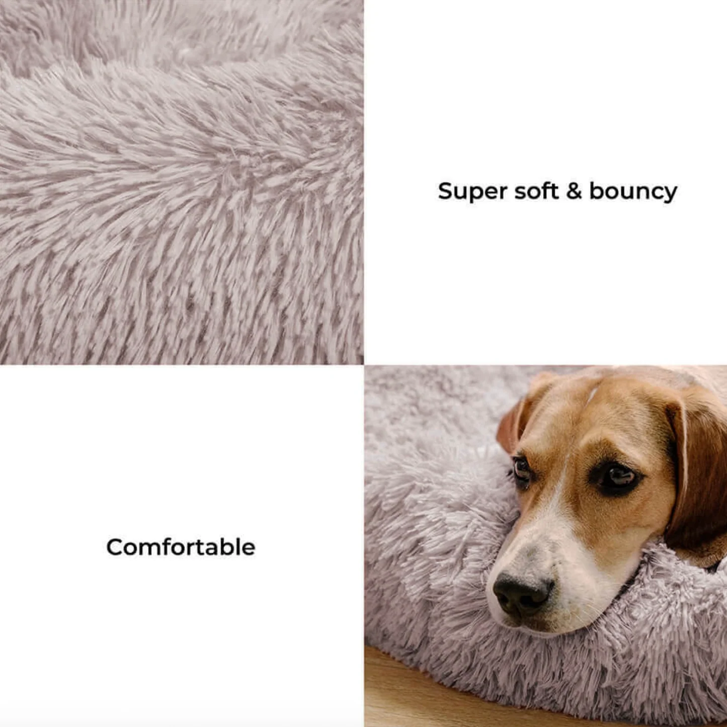 Donut Dog Bed | Anti-Anxiety & Orthopedic