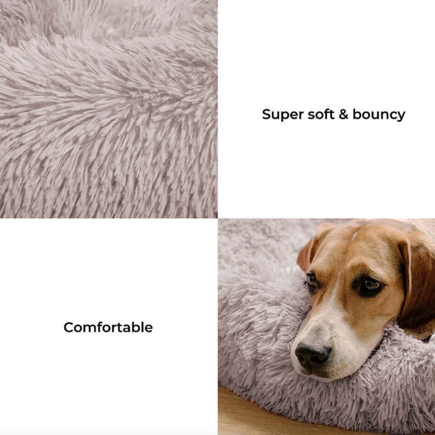 Donut Dog Bed | Anti-Anxiety & Orthopedic 11