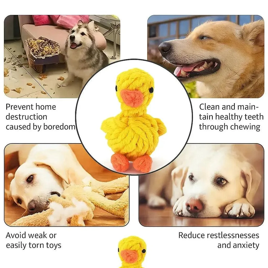 Duck Rope Chew Toy for Dogs 3