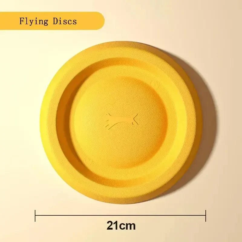 Durable Dog Toy Set – Flying Disc, Ball, Tug & Pull Ring 12